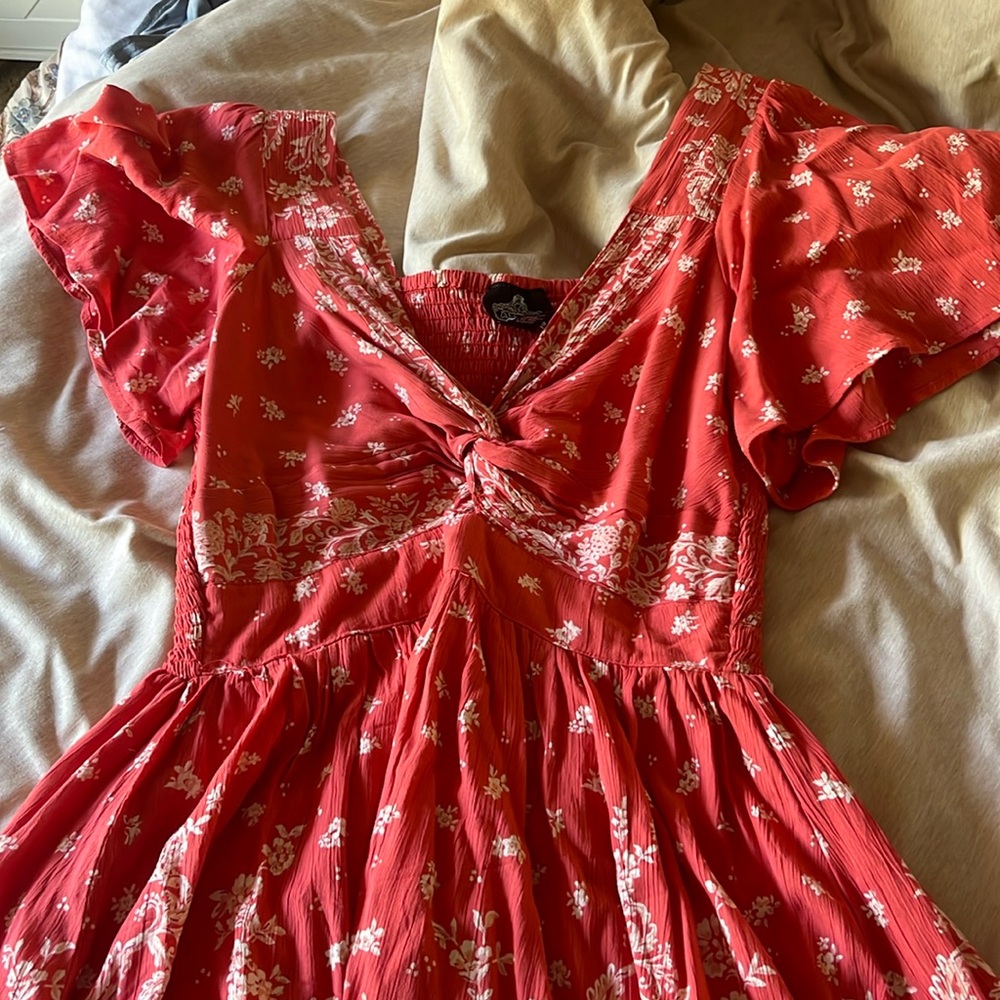 CORAL/PINK Angie dress